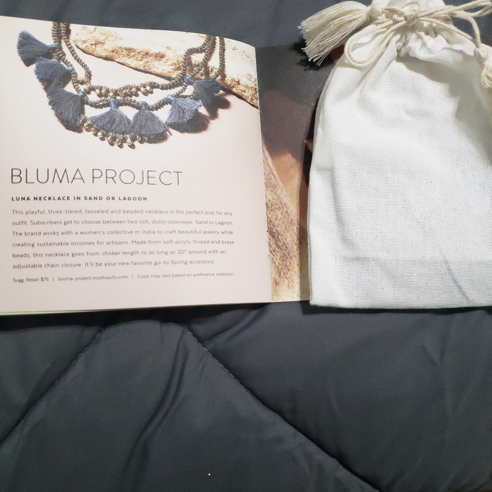 Bluma Project Luna Necklace *Lagoon* - Picture 3 of 3